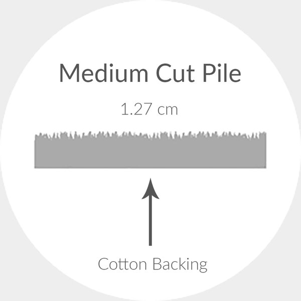 Safavieh Handgetufteter Teppich Carson in Dunkelgrau/Elfenbein